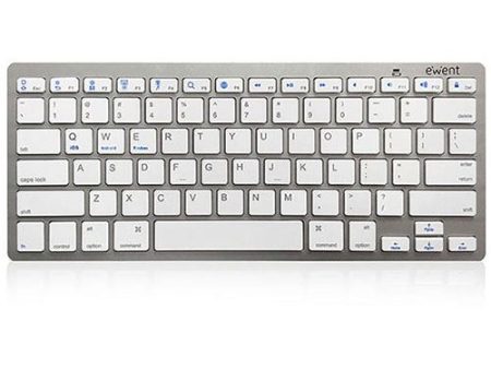 Teclado Bluetooth Ewent Slim - PT- Prateado For Discount