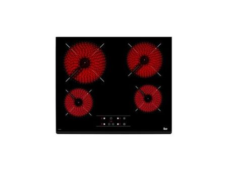 Placa de Vitrocerâmica Teka TT 6415 | Elétrica | 60 cm | 4 Zonas | Preto Online Hot Sale