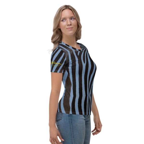 Blue Zebra Women s T-shirt Supply