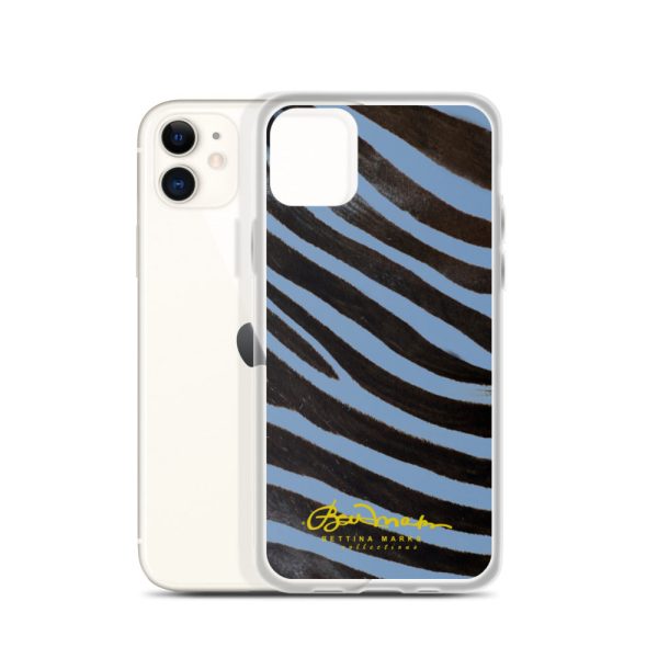 Blue Zebra iPhone Case (select model) For Cheap