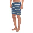 Blue Yellow White Stripe Mens Shorts Discount