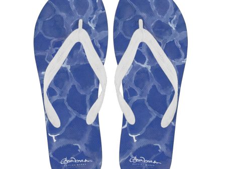 Blue Pool Flip Flops on Sale