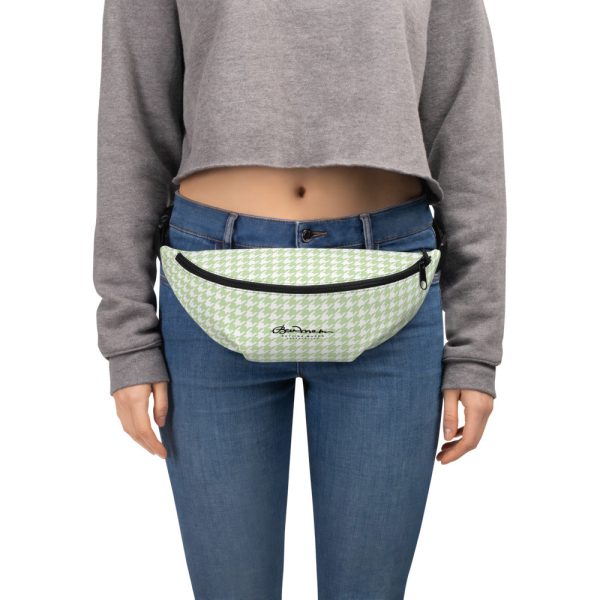 Butterfly Houndstooth Fanny Pack on Sale