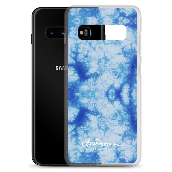 Blue Tie Dye Samsung Case (select model) Fashion