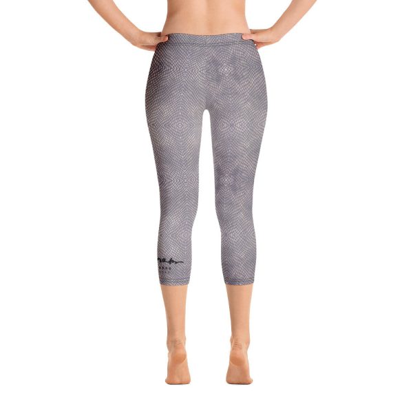 Croc Print Capri Leggings Cheap