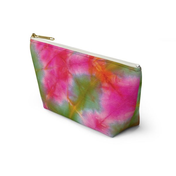 Green Pink Tie Dye Accessory Pouch w T-bottom Online