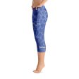 Blue Pool Capri Leggings Fashion