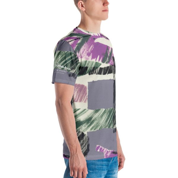 Abstract Engineered Collage Men s T-shirt Sale