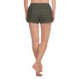 Women s Khaki Zebra Athletic Shorts Sale