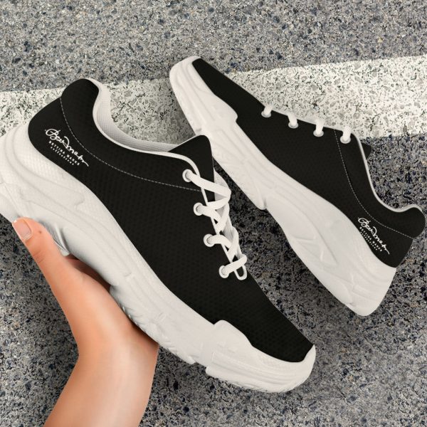 Black Signature Athletic Sneakers Cheap