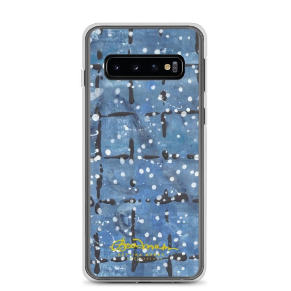 Blu&White Dotted Plaid Samsung Case (select model) Supply