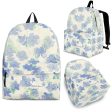 Blu&White Watercolor Floral Back Pack Discount