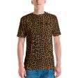 Leopard Men s T-shirt For Discount