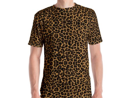 Leopard Men s T-shirt For Discount