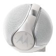 Motorola Sphere+ 2-In-1 Bluetooth Speaker With Over-Ear Headphones - White Online