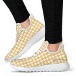 Banana Houndstooth Mesh Knit Sneakers Sale