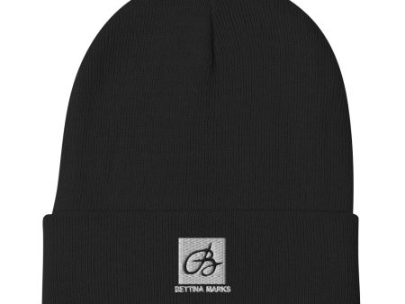 Black B logo Embroidered Beanie on Sale