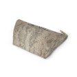 Snake Print Accessory Pouch w T-bottom on Sale