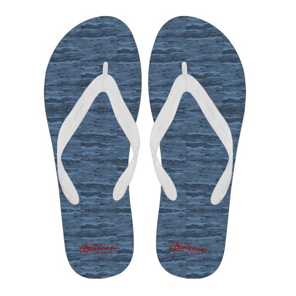 Blue Camouflage Lava Flip Flops Online Sale