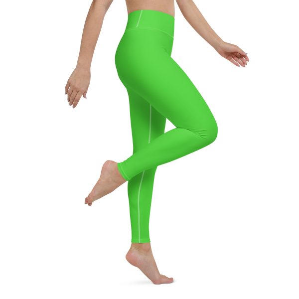 Bright Green Yoga Leggings For Discount