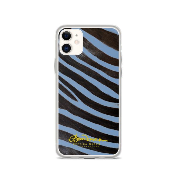 Blue Zebra iPhone Case (select model) For Cheap