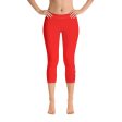 Breath of Fire Orange Capri Leggings Online