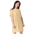 Banana Houndstooth T-shirt dress Cheap