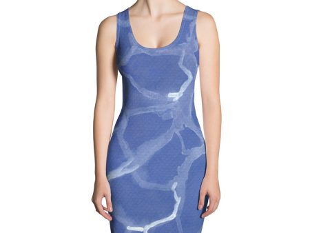 Blue Pool Fitted Tank Dress Supply