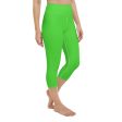 Bright Green Yoga Capri Leggings on Sale