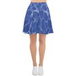 Blue Pool Skater Skirt Fashion