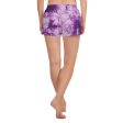 Women s Purple Tie Dye Athletic Shorts For Discount