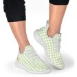 Butterfly Houndstooth Mesh Knit Sneakers on Sale