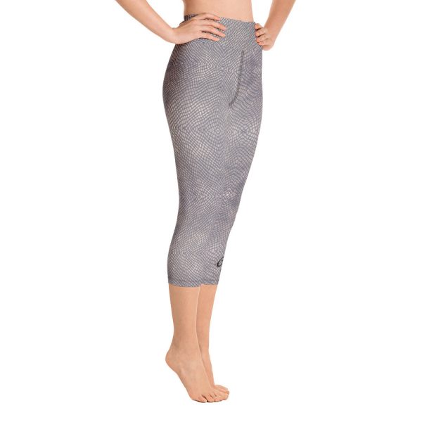 Croc Print Yoga Capri Leggings Cheap