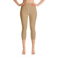 Camel Yoga Capri Leggings For Discount