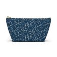 Linear Sixties Floral Accessory Pouch w T-bottom Online Sale