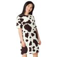 BW Pony Skin T-shirt dress Cheap