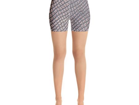 Croc Print Yoga Shorts Online Hot Sale