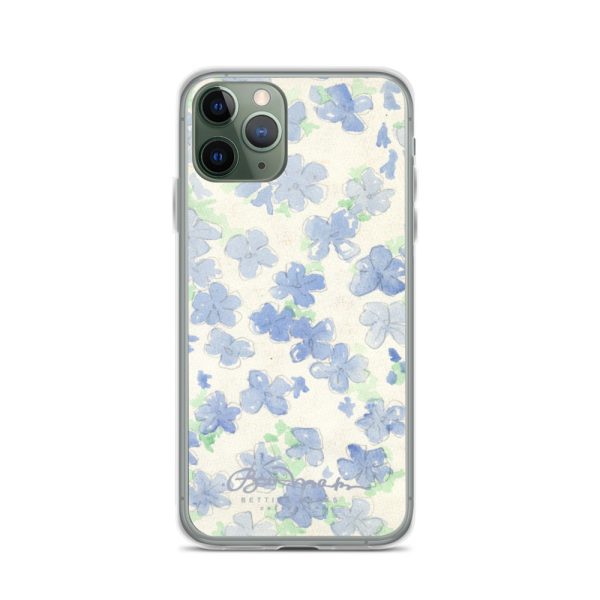 Blu&White Watercolor Floral iPhone Case (select model) on Sale