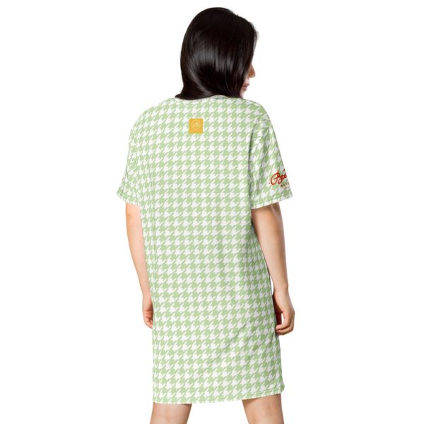 Butterfly Houndstooth T-shirt dress Online now