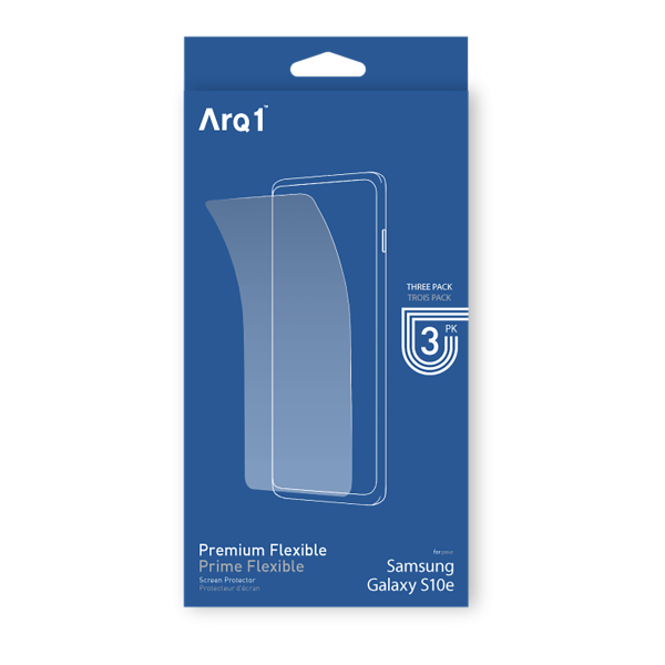 ARQ1 Premium Flexible Screen Protector For Samsung S10E - 3Pk Supply