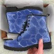 Blue Pool Leather Boots (Vegan) Discount