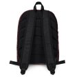 Black Red Tight Plaid Backpack For Discount