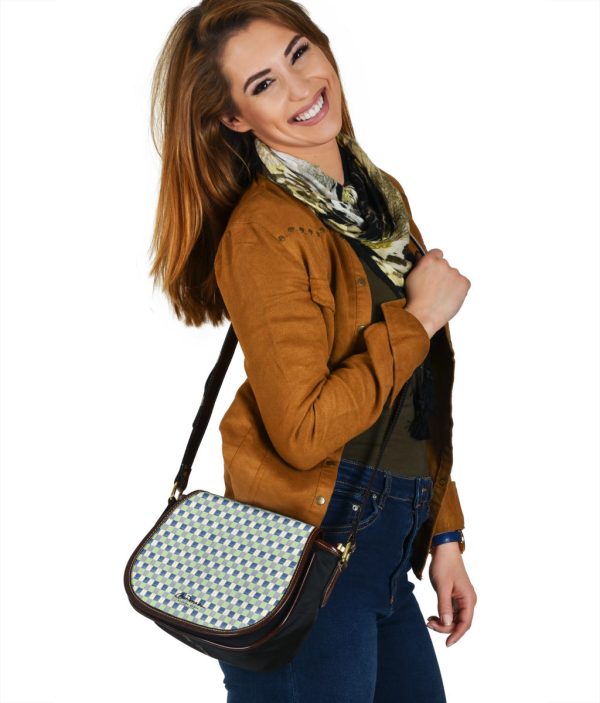 Checkerboard Plaid Saddle Bag For Discount