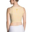 Banana Houndstooth Crop Top For Sale