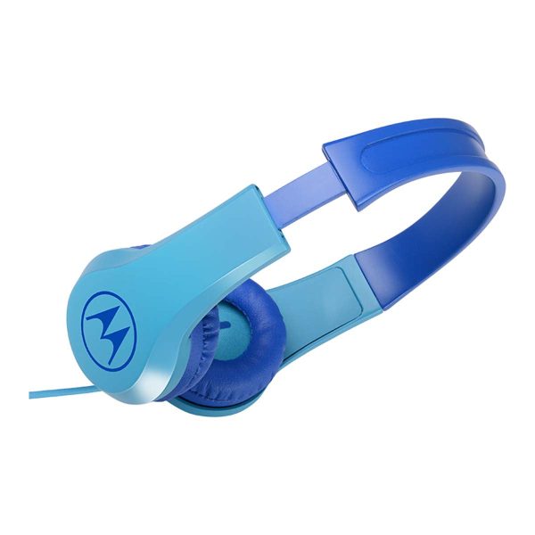 Motorola Squads 200 Kids Wired Headphones - Blue Fashion