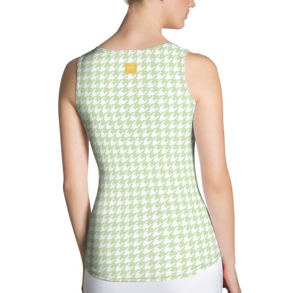 Butterfly Houndstooth Tank Top Hot on Sale