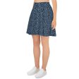 Blue Zebra Skater Skirt Cheap