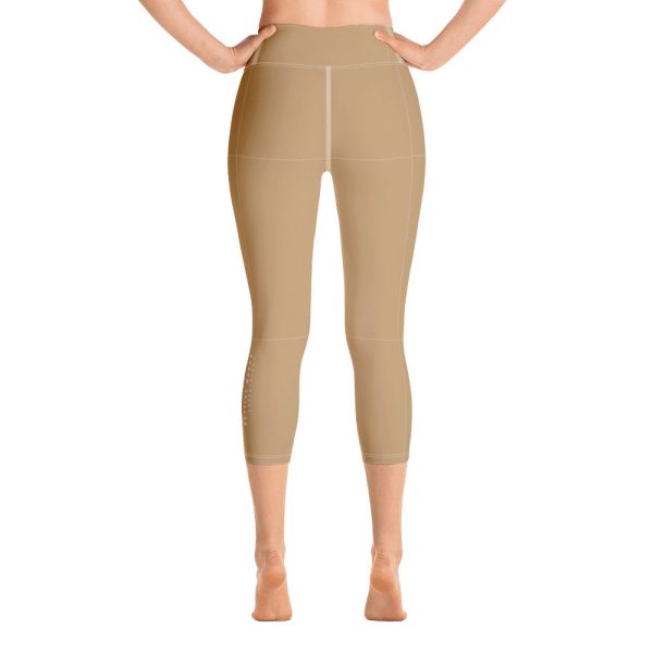 Camel Yoga Capri Leggings For Discount