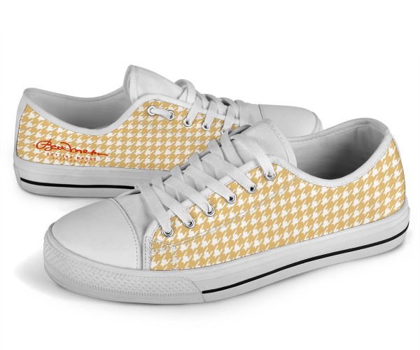 Banana Houndstooth Low Top Sneakers Sale