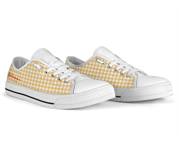 Banana Houndstooth Low Top Sneakers Sale